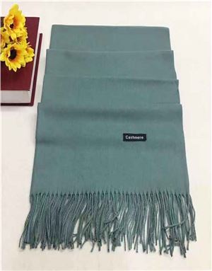 仿羊绒围巾厂家定制—香脂绿YFYR-15