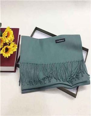 仿羊绒围巾厂家定制—香脂绿YFYR-15