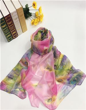 雪纺丝巾定制厂家YTF9003