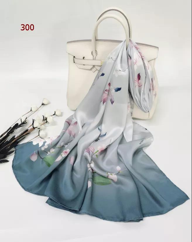 女加长真丝丝巾